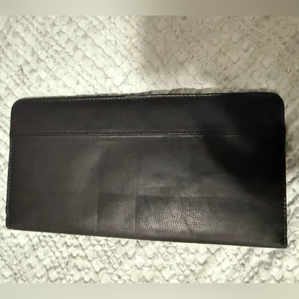 3/$15 Marshall Black Leather Passport Holder